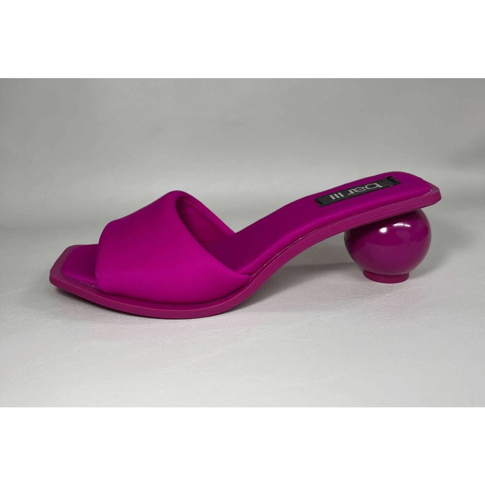 BAR III Women's Cayymen Ball Heel Sandals - Fuschia 6.5M